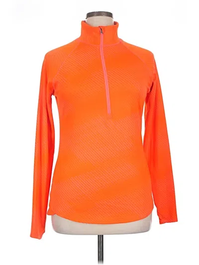Pre-owned Under Armour Fleece Jacket In Orange