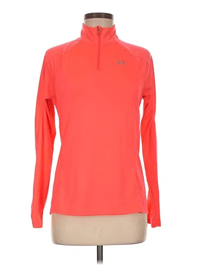 Pre-owned Under Armour Fleece Jacket In Orange
