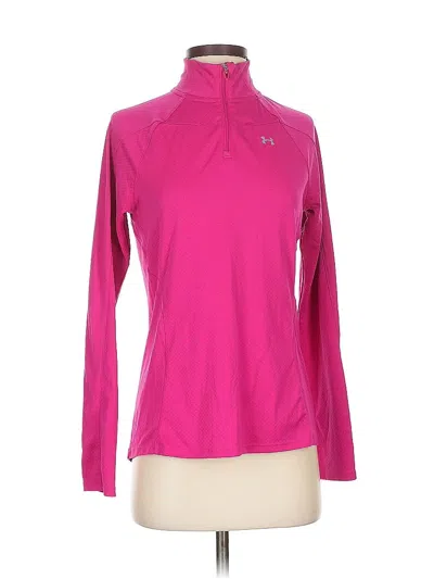 Pre-owned Under Armour Fleece Jacket In Pink