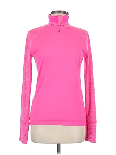 Pre-owned Under Armour Fleece Jacket In Pink