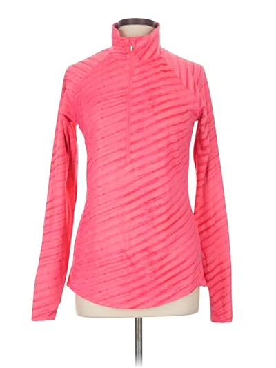 Pre-owned Under Armour Fleece Jacket In Pink