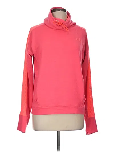 Pre-owned Under Armour Fleece Jacket In Pink