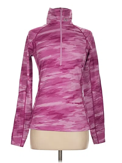 Pre-owned Under Armour Fleece Jacket In Pink