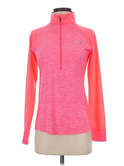 Pre-owned Under Armour Fleece Jacket In Pink