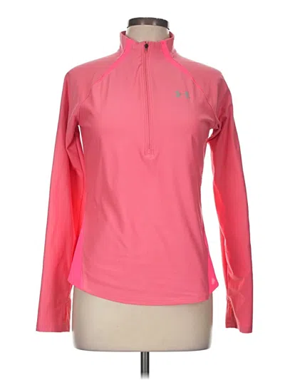 Pre-owned Under Armour Fleece Jacket In Pink