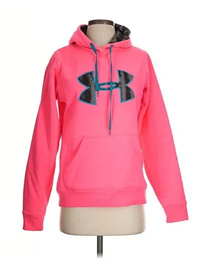 Pre-owned Under Armour Fleece Jacket In Pink