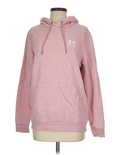 Pre-owned Under Armour Fleece Jacket In Pink
