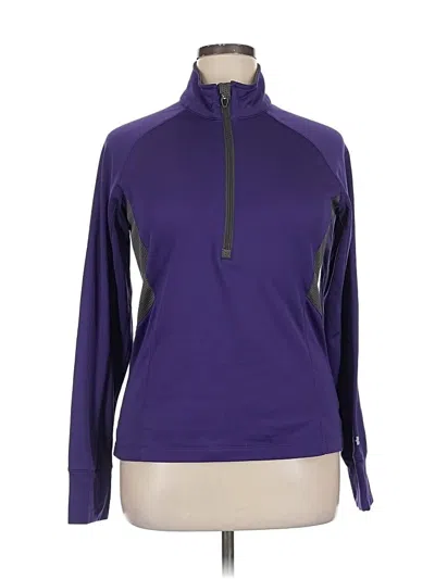 Pre-owned Under Armour Fleece Jacket In Purple