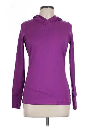 Pre-owned Under Armour Fleece Jacket In Purple