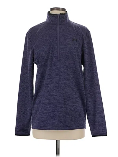 Pre-owned Under Armour Fleece Jacket In Purple