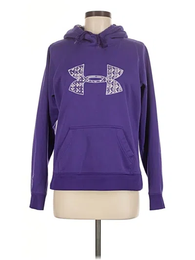Pre-owned Under Armour Fleece Jacket In Purple