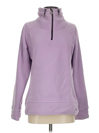 Pre-owned Under Armour Fleece Jacket In Purple