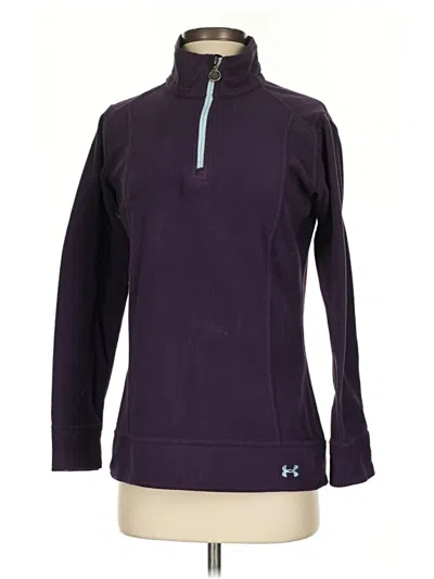 Pre-owned Under Armour Fleece Jacket In Purple