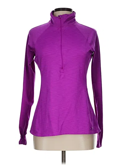 Pre-owned Under Armour Fleece Jacket In Purple
