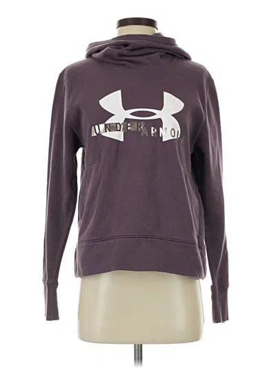 Pre-owned Under Armour Fleece Jacket In Purple