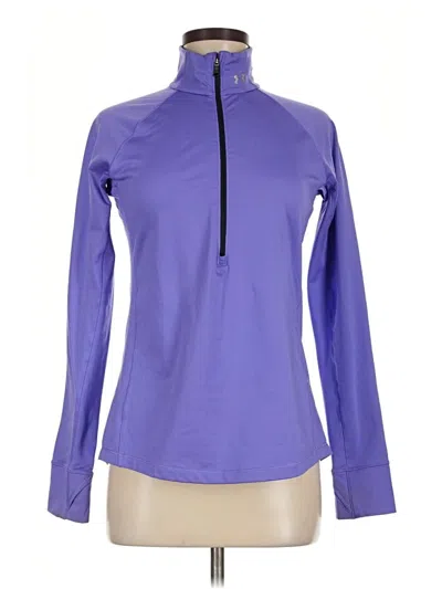 Pre-owned Under Armour Fleece Jacket In Purple