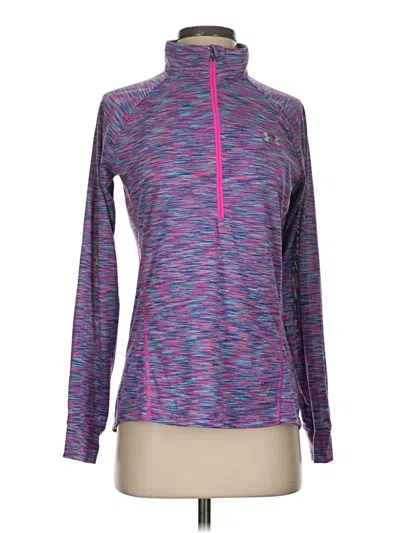 Pre-owned Under Armour Fleece Jacket In Purple