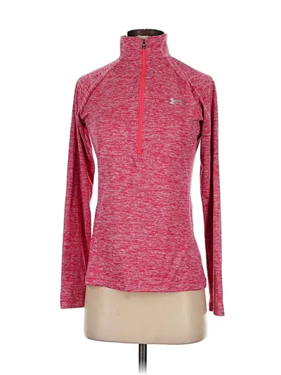 Pre-owned Under Armour Fleece Jacket In Red