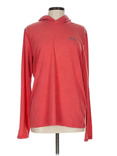 Pre-owned Under Armour Fleece Jacket In Red