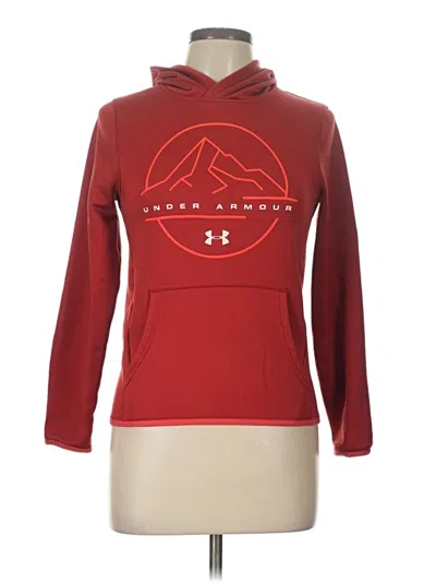 Pre-owned Under Armour Fleece Jacket In Red