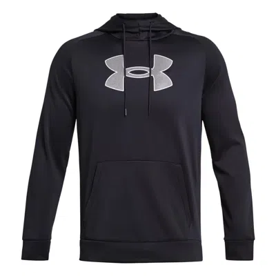 Under Armour Fleece Logo Hoodie 'black Grey'