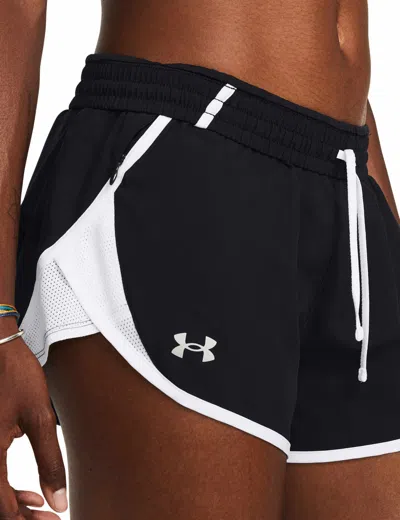 Under Armour Fly-by 3" Shorts In Black