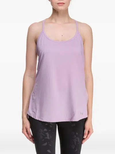 Under Armour Fly By Racerback Tank Top In Purple