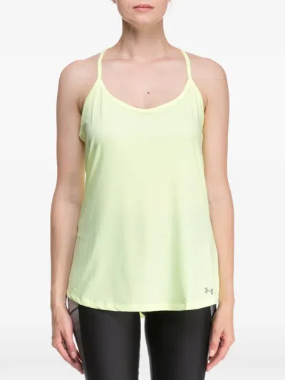 Under Armour Fly By Racerback Tank Top In Yellow
