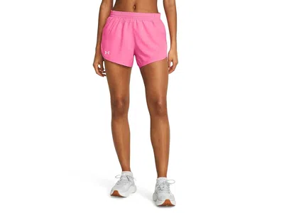 Under Armour Fly By Shorts In Pink
