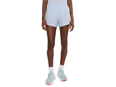 Under Armour Fly By Shorts Women's Shorts Blue Fog/blue Fog/reflective: Md (us 8-10), Polyester In White
