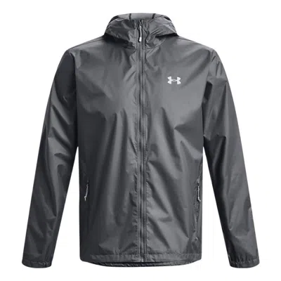Under Armour Forefront Rain Hoody Jacket 'grey' In Gray