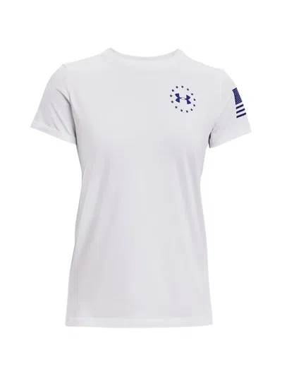 Under Armour Freedom Banner T-shirt In White