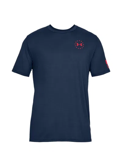 Under Armour Freedom Flag T-shirt In Blue
