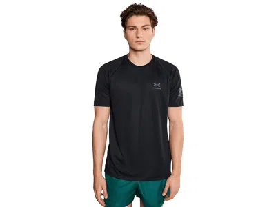 Under Armour Freedom Tech Short Sleeve T-shirt In Black