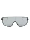 Under Armour Game Day Logo-engraved Sunglasses In Grey