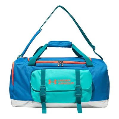 Under Armour Gametime Duffle Bag 'blue Green' In Blue/green/orange