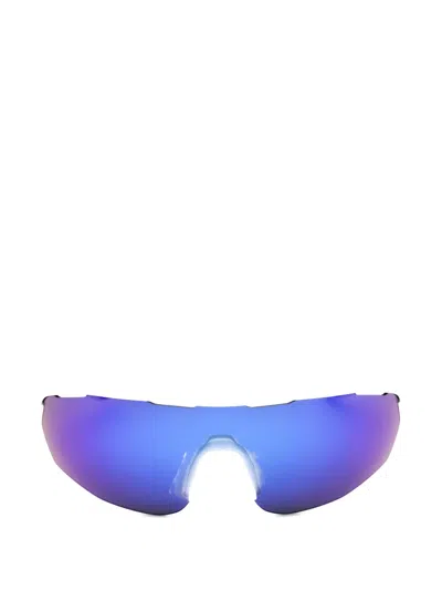 Under Armour Gametime Oversized Sunglasses In Blue