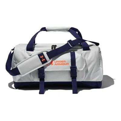 Under Armour Gametime Small Duffle Bag 'grey Blue' In Multi