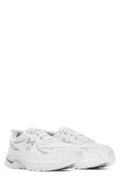 Under Armour Gender Inclusive Apparition Running Shoe In White