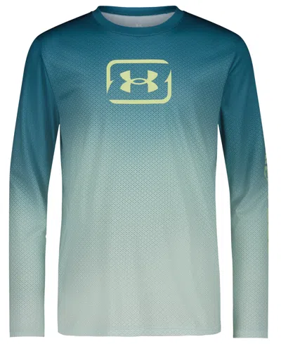 Under Armour Kids' Girls' And Boys' 7-20 Long-sleeve T-shirt In Blue