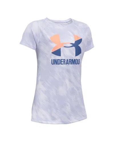 Under Armour Girls' Big Logo Short Sleeve T-shirt In White