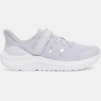 Under Armour Babies' Pursuit 4 Ac Girls' Pre-school Running Shoes Halo Grey