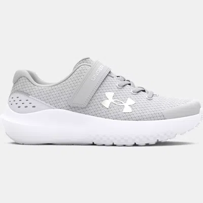 Under Armour Babies' Surge 4 Ac Running Girls' Pre-school Shoes Halo Grey