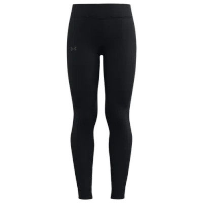 Under Armour Kids' Girls   Motion Leggings In Jet Gray/black