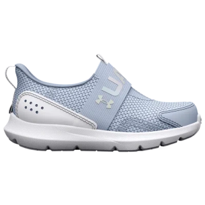 Under Armour Kids' Girls  Surge 3 Slip In Blue/white