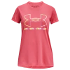 Under Armour Girls   Tech S/s T-shirt In Calypso/high Vis Yellow/white