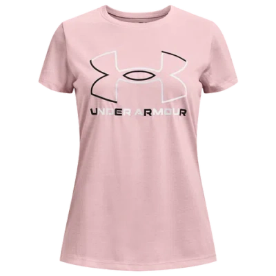 Under Armour Kids' Girls   Tech S/s T-shirt In Prime Pink/white