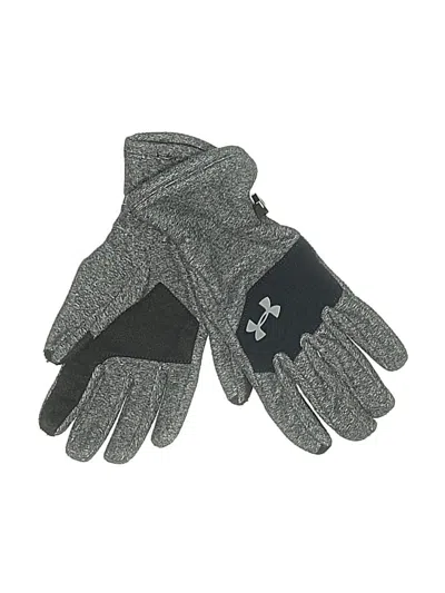 Pre-owned Under Armour Kids' Gloves In Gray