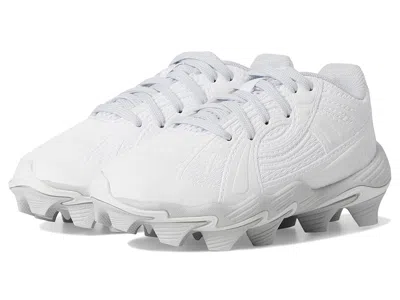 Under Armour Glyde Sola Jr Rm Softball Cleats (toddler/little Kid/big Kid) Girls Shoes White/summit White/stone : In Multi