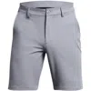 Under Armour Golf Tech Chino Shorts Men's 38 Pitch Gray Slash Pockets Erk694 In Grey